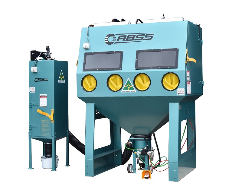 CP1800RP ABSS double station sand blasting unit based in our Melbourne factory.